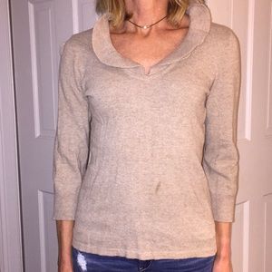Etcetera ruffle sweater